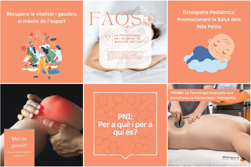 Instagram Fisioteràpia i Osteopatia Sònia Carbonell